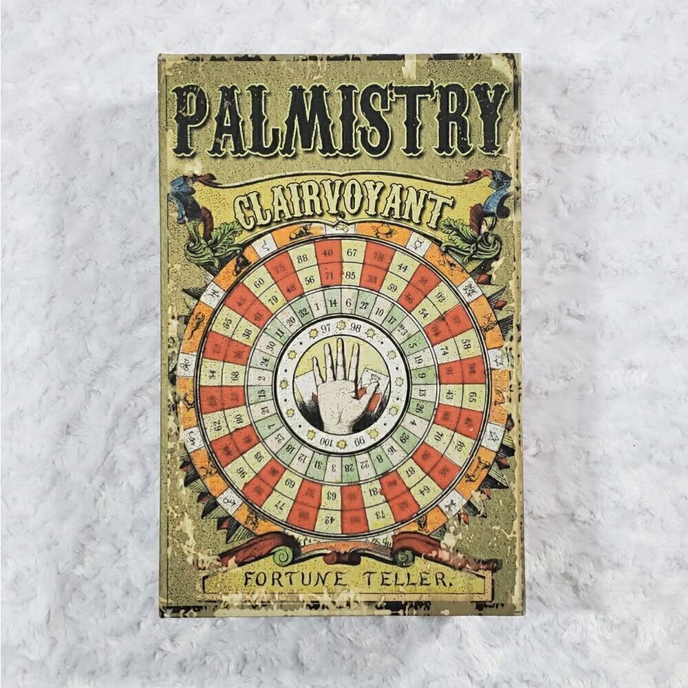 Palmistry Clairvoyant Fortune Teller Hidden Storage Box